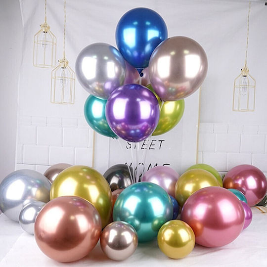 Set 12 Baloane Zi De Naștere Latex Violet 13 cm