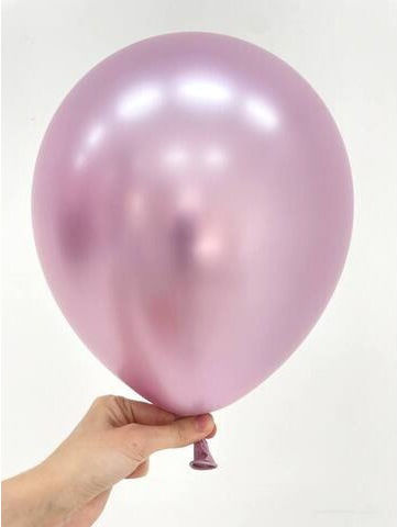 Set 12 Baloane Zi De Naștere Latex Violet Cu LED 25 cm