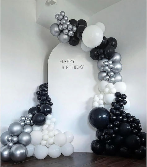 Set 10 Baloane Latex Albe 23 cm