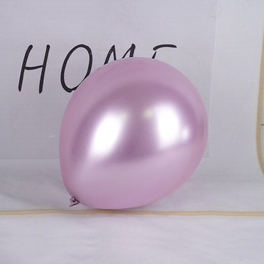 Set 12 Baloane Zi De Naștere Latex Violet Cu LED 25 cm