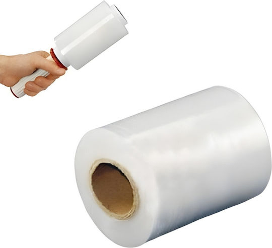 Set 48 Role Mini Film Elastic Manual 12.5 Cm 0.38 Kg Ambalare Împachetare Transparentă