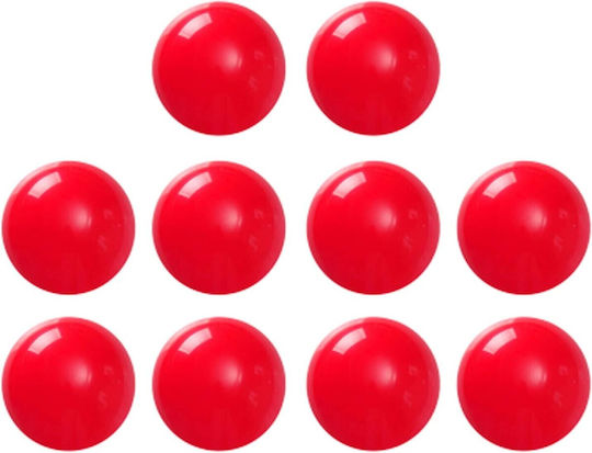 Set 10 Red Latex Balloons 13cm