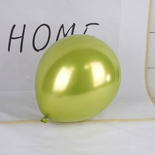 Set 12 Baloane Zi De Naștere Latex Verzi 25cm