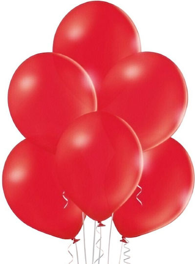 Set 10 Red Latex Balloons 13cm