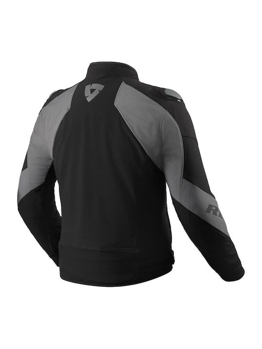 Rev'IT Hyperspeed 3 H2O Jachetă Moto de Iarnă Impermeabilă pentru Bărbați Negru-Gri