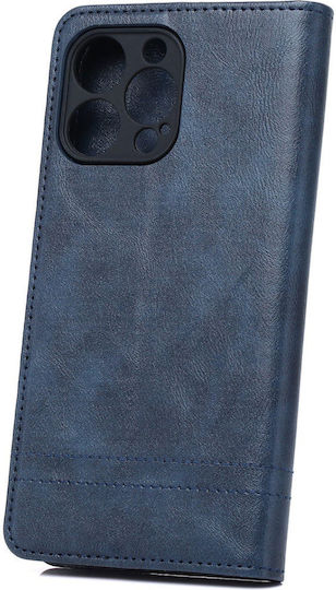 Smart Book Silicone / Synthetic Leather Navy Blue (Samsung Galaxy A37 5G)