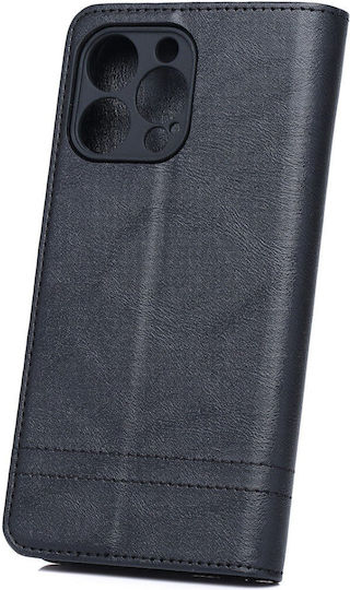 Smart Silicone Synthetic Leather Book Black (Samsung Galaxy A37 5G)