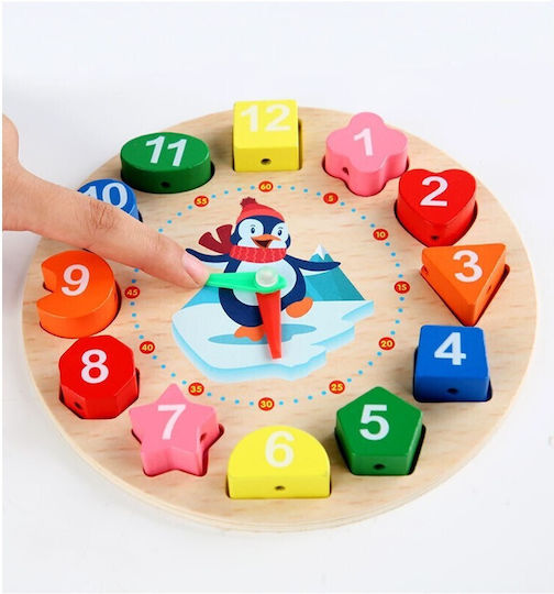 Alista Home Montessori Εκπαιδευτικό Παιχνίδι Εκμάθησης Ώρας από Ξύλο 125883