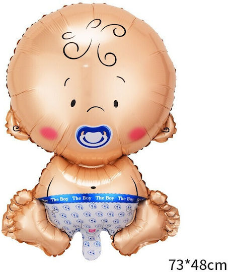 Alista Home Luftballon Geburt Baby Folie Jumbo Blau 73cm