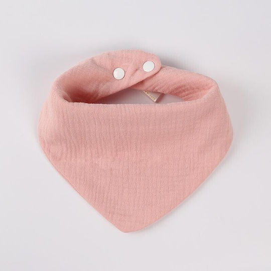 Alista Home Bandana Din 100% Bumbac Cu Buton Roz