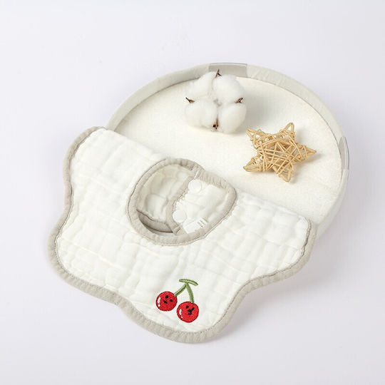 Alista Home Baby Lätzchen Aus 100% Baumwolle Weiß