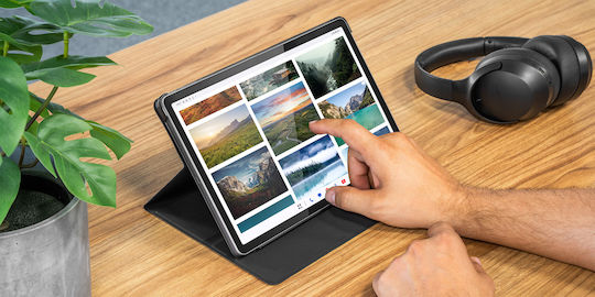 Kruger & Matz Flip Cover Μαύρη (KM1078 Tablet)