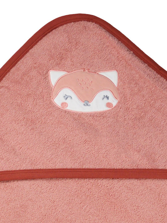 Energiers Baby Bath Towel Hooded 80x80cm