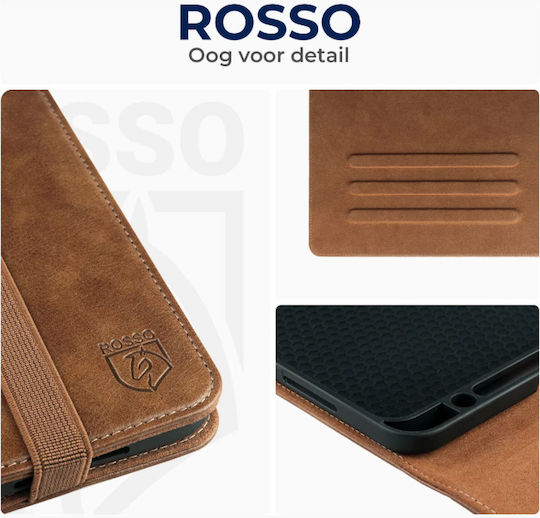 Rosso Flip Капак Кафяв (Samsung Galaxy Tab A11 Plus / A9 Plus)