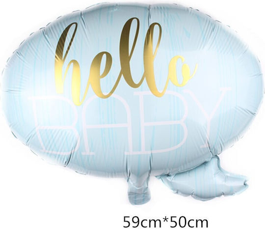 Alista Home Geburt Baby Folie Jumbo Blau 59cm