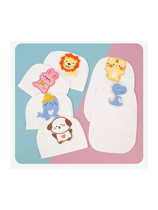 Alista Home Pătură De Înfășat Din Bumbac Alb 19x28cm