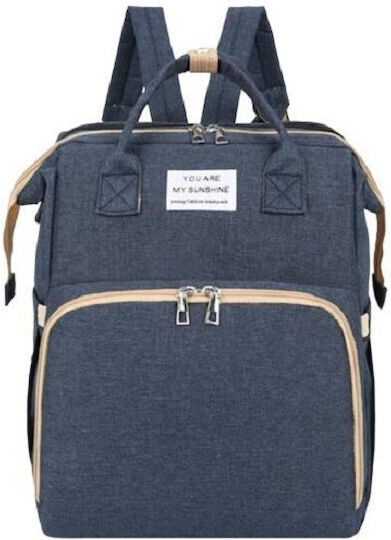 Alista Home Geantă pentru Scutece Tip Rucsac Albastră 42x32x22cm