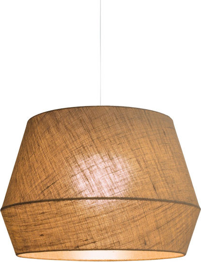Juthira Φωτιστικό Κρεμαστό Veis Jute Natural Ø 44cm