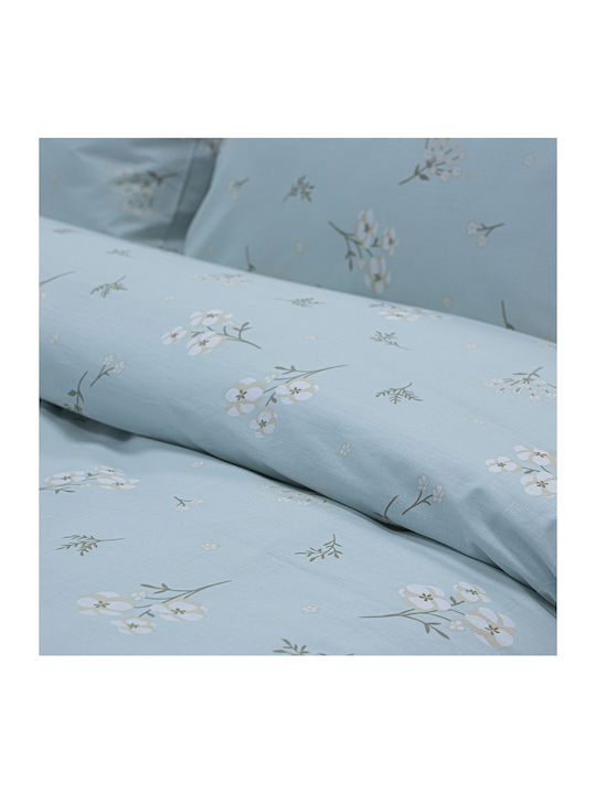 Lino Home Σετ Σεντόνια Μονά 170x260εκ. Πράσινο (3τμχ)