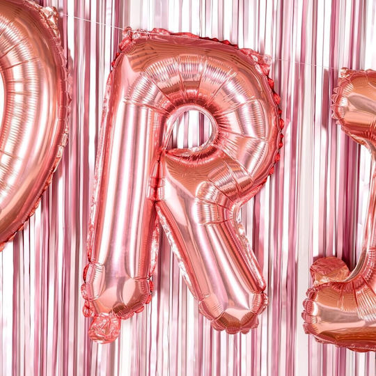 Scrisoare R Folie Rose Gold 40 cm