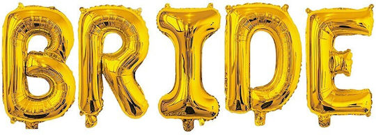 Foil Jumbo Gold Letter 100cm