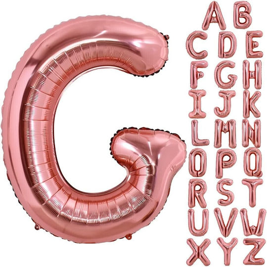 Letter G Foil Jumbo Rose Gold 100cm
