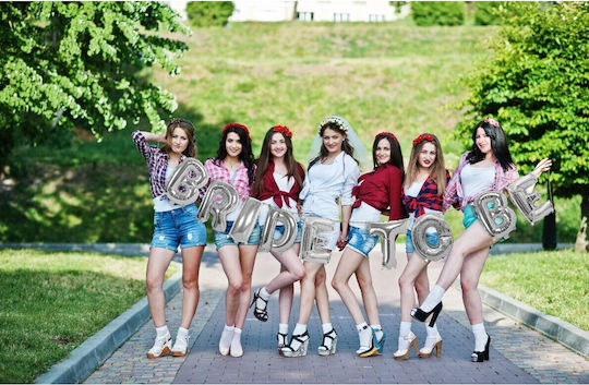 Γράμμα Foil Ασημί 40εκ.