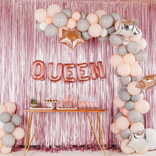 Scrisoare Ν Folie Rose Gold 40 cm