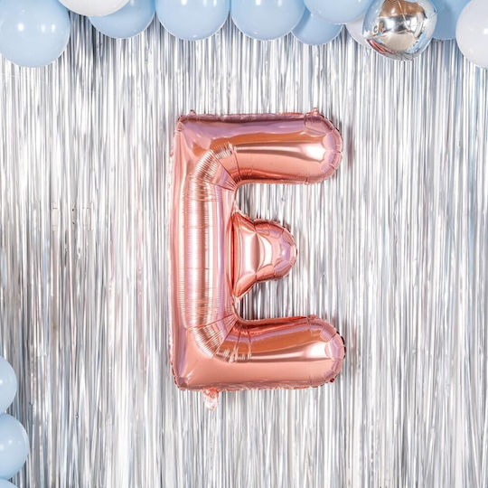 Buchstabe E Folie Rose Gold Luftballons 40cm