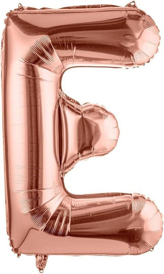 Buchstabe E Folie Rose Gold Luftballons 40cm