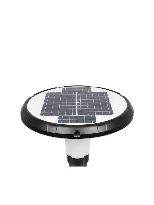 GloboStar Outdoor Floor Lamp Small Post LED 25W with Cold White Light IP65 Black