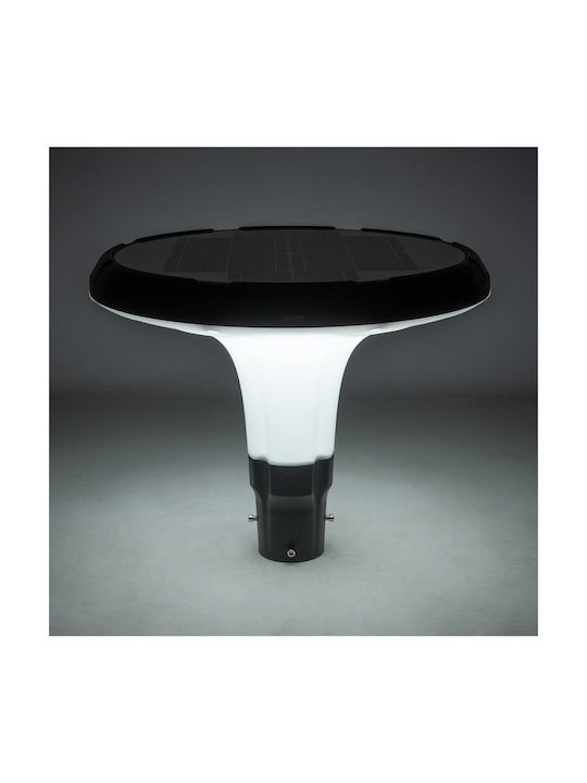 GloboStar Outdoor Floor Lamp Small Post LED 25W with Cold White Light IP65 Black