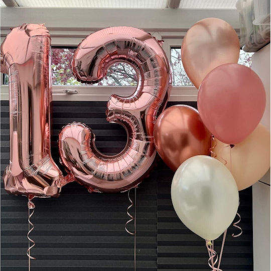Număr 1 Folie Rose Gold 40 cm