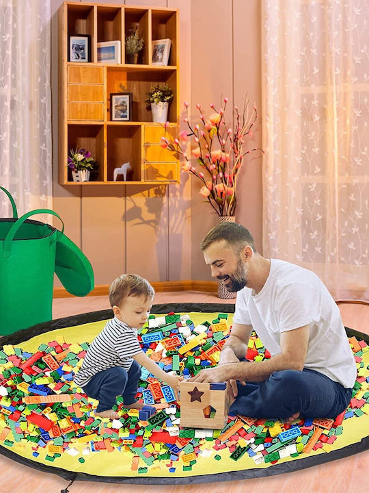 Alista Home Coș De Depozitare Pentru Copii Din Țesătură Verde 140x140cm