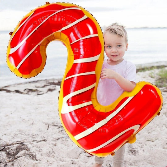 Număr 2 Folie Jumbo Multicolor 100 cm