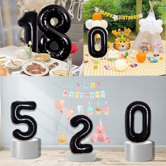Număr 5 Folie Jumbo Neagră 100 cm
