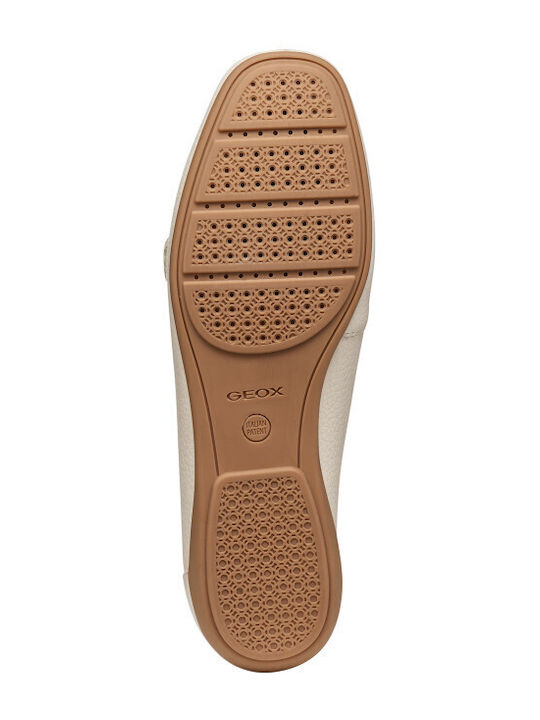 Annytah.moc Leather Women's Loafers in Beige Color
