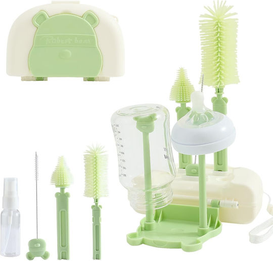 Alista Home Perie De Curățare Pentru Biberoane Verde 7 Bucăți