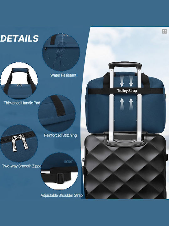 Men's Briefcase Navy Blue