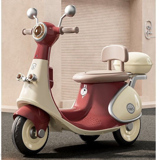 Vespa Electrică pentru Copii 6 Volți Roșie pentru 6+ Ani
