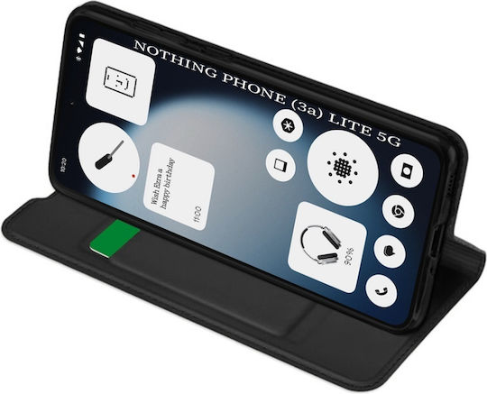 Book Negru Nothing Phone (3a) Lite