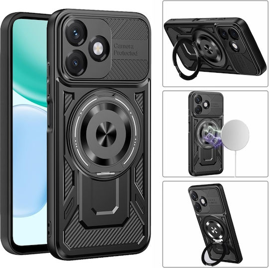 Magnetic 360 Full Cover Gri Honor X5C Plus