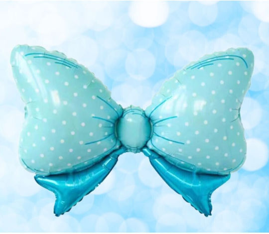Set of 3 Blue Foil Heart Balloons 45cm