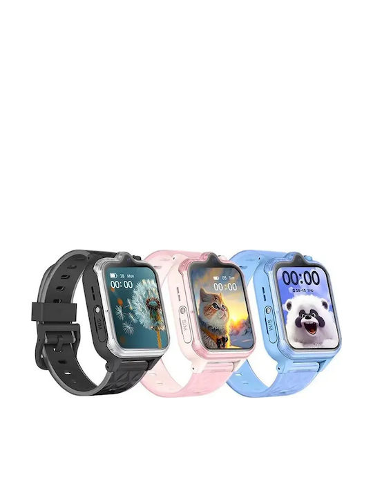Nubki Kids' Smartwatch 4G With GPS & Camera Black