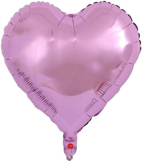 Set 3 Herzfolie Luftballons Rosa 45cm