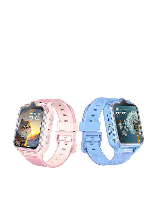 Nubki Παιδικό Smartwatch 4G με GPS & Κάμερα Ροζ