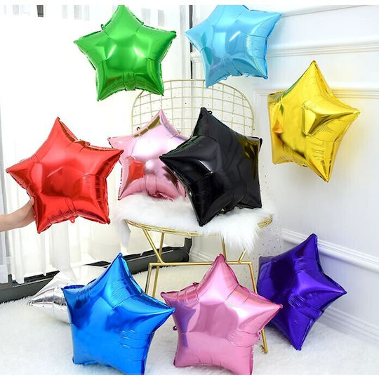 Balloon Star Foil Green 40cm