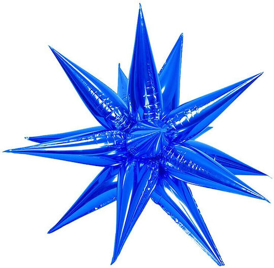Baloane Stea Folie Jumbo Albastru 66 cm