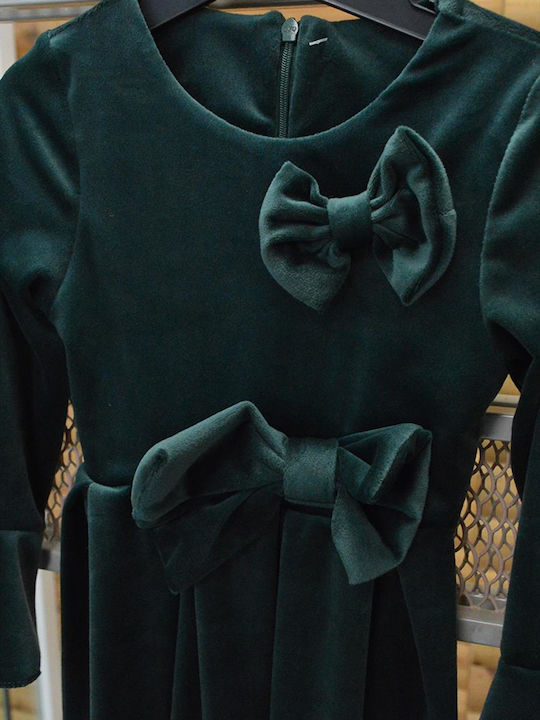 Girls Dress Green