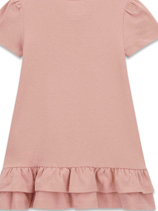 Girls Dress Short Sleeve Pink K6RK13KA6W4 G682